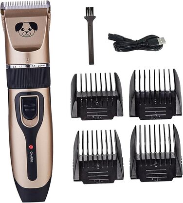 Ножиці для собак Beavorty з керамічним лезом, R-подібний кут, тиха та потужна модель для безпечного догляду за шерстю