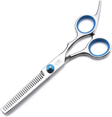 Набір професійних ножиць для грумінгу тварин 6.0 дюймів, нержавіюча сталь, прямі та зігнуті леза, ножиці для розрідження, для собак та котів