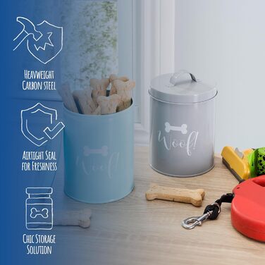 Банка для ласощів Park Life Designs Casper сіра, 117 мл, керамічна