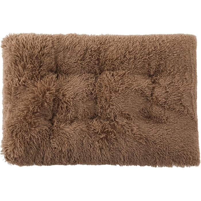 М'яке ліжко для собак, килимок з плюшу, великий розмір, коричневий колір, водонепроникне, антиковзаюче, для комфортного сну