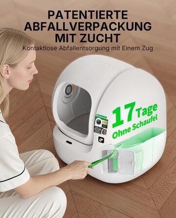 PETKIT Purobot Max Pro 2 - самоочисний лоток для котів з камерою та AI-моніторингом здоров'я, для кількох котів