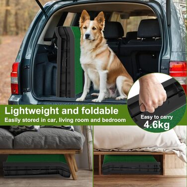 Рампа для собак Hunderampe Klappbar: антиковзка, до 90 кг, 156x40 см, для SUV, великих та маленьких тварин