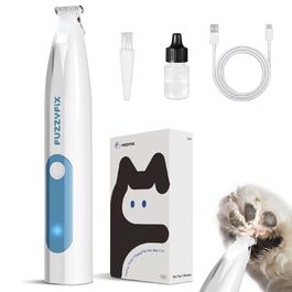 Професійна машинка для стрижки собак FuzzyFix, 2 швидкості, ергономічний дизайн, для собак та котів, для густого, довгого та кучерявого хутра (фіолетова)