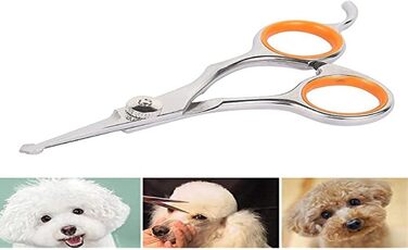 Професійна фен-ножиця для собак та котів, нержавіюча сталь, 13 × 5,5 × 0,5 см