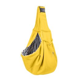 Жовта переноска для собак - зручна переноска для маленьких собак, для подорожей та прогулянок на вулиці