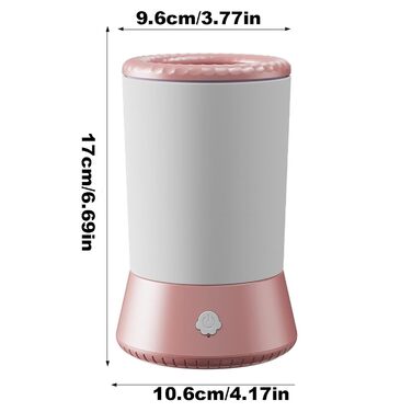 Автоматичний очисник лап для собак – електричний, для собак, перезаряджається, білий/рожевий