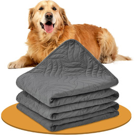 Водонепроникний килимок для собак, захист дивану та авто, 130x100 см, сірий CTH017G