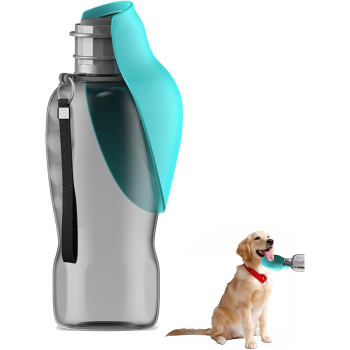 Фляга для собак PIWOSGOL 800 мл: для прогулянок, подорожей, кемпінгу та альпінізму