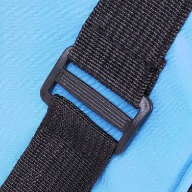 Транспортна сумка для собак і котів, складна, з регульованим плечовим ременем, дихаюча сітка, 50 x 26 x 33 см, блакитна