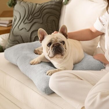 Килимок для собак BEDSURE XL - великий, з антиковзким дном, для собак великих порід, 104x69x8 см, сірий