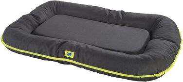 Будка для собак Ferplast Oscar 120, велика, чорна, водонепроникна, з антикіготок тканиною, 100 x 70 x 12 см