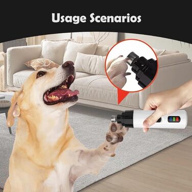 Електричний триммер для собак - акумуляторний, тихий, для всіх порід | 1 шт.