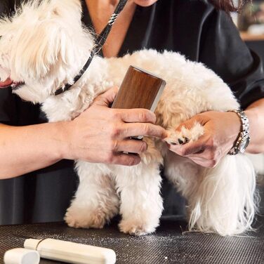 Щітка для вичісування шерсті собак та котів з дерев'яною ручкою | Інструмент для догляду за тваринами, видалення шерсті, підходить для довгошерстих порід