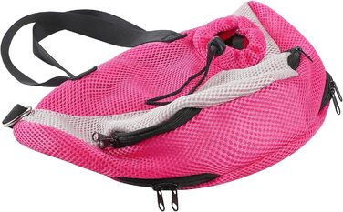 Транспортна сумка для кота/цуценя: переноска для тварин, сумка на плечі, для собак та котів, сітка, для подорожей, складна, зелена/рожева