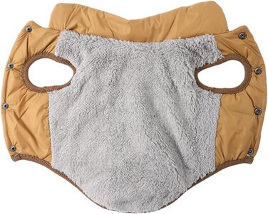 Водонепроникний зимовий одяг для собак з флісовою підкладкою, тепла куртка для цуценят та котів, вітронепроникний терможилет для чихуахуа, йоркширських тер'єрів, комбінезон-костюм для домашніх тварин (Червоний, L)