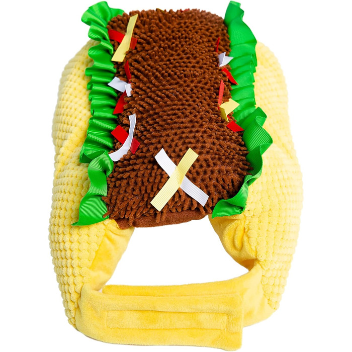 Костюм для собак та котів Pet Krewe Taco Medium - Веселий набір для фотосесій та свят