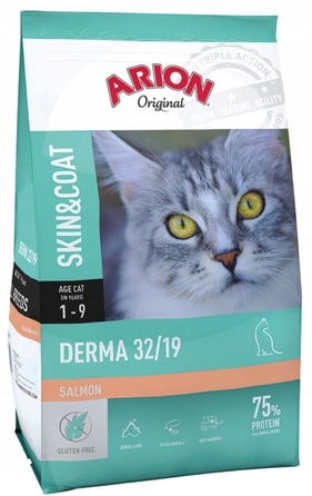 Сухий корм для котів Arion Original Cat Derma з лососем, 7.5 кг