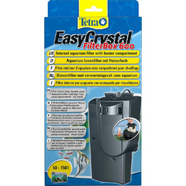 Акваріумний фільтр Tetra EasyCrystal Filterbox 600 для 50-150 л, механічна, біологічна та хімічна фільтрація, легке обслуговування, чиста та здорова вода
