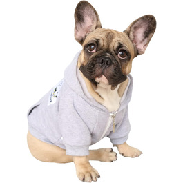 Світшот для собак iChoue, сірий, бавовна, розмір XXL