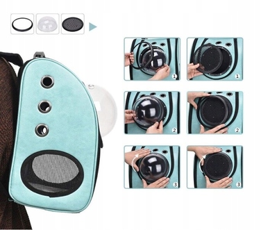 Космічний рюкзак-переноска для собак та котів (I196)