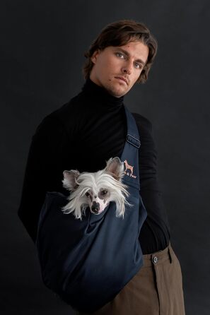 Трансформер для собак Noah & Paw до 5 кг: зручна переноска з регульованим ремінцем та м'яким хутром, подвійний захист, преміум-тканина Twill