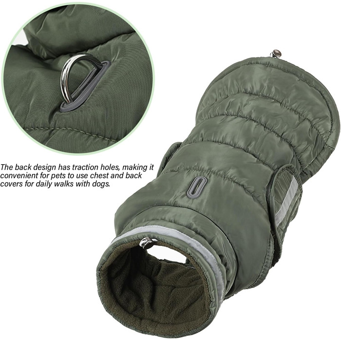 Легкий модний дощовик для собак з поліестеру, великий розмір 3XL, Navy Blue