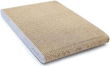 Котяче дряпальний картон AMZNOVA з котячою м'ятою, широке дряпальний борд, 43.2x30.5 см