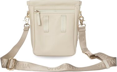 Сумка для собак Deluxe: багатофункціональна сумка через плече з кишенями для ласощів, повідка, корму та відходів, з магнітним закриттям - ідеальна для прогулянок та дресирування (Бежева)