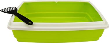 Туалет для котів Aimé Agrobiothers з бортиками та совок, 54 см