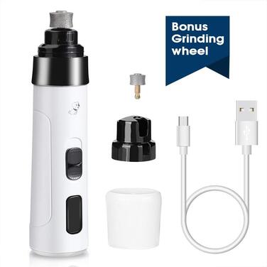 Електричний триммер для собак та котів Oumefar - безпечний та тихий, USB зарядка, 3 насадки