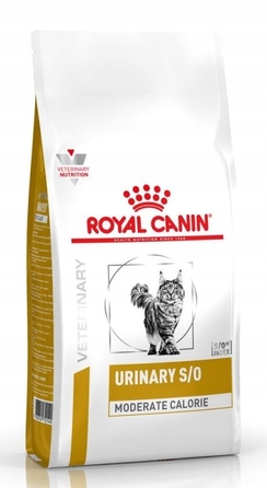 Сухий корм Royal Canin Veterinary Diet Urinary S/O Moderate Calorie для котів, 9 кг