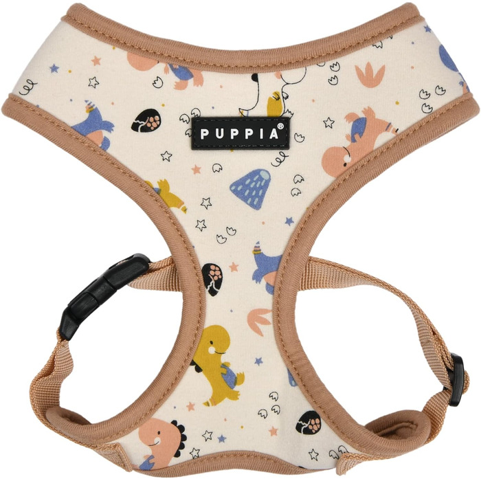 Шлейка для собак Puppia Baba, без нудоти та тяги, регульована, для малих та середніх собак, індійський рожевий, L