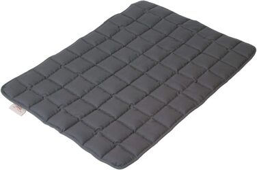 Лежак для собак Paw & Pillow, автомобільний, для дому та вулиці, міцний, стійкий до подряпин і прання до 95°C, розмір L (70x100 см), світло-сірий, вироблено в Німеччині