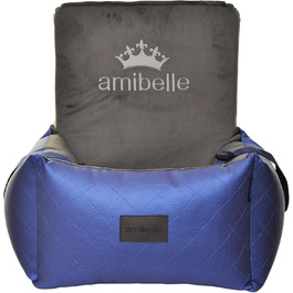 Автомобільний сидіння для собак Bella Weiß: штучна шкіра, м'який плюш, 55x55 см