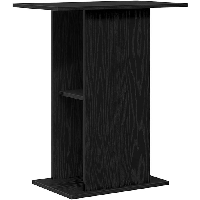 Тумба для акваріума vidaXL 60,5x36x72,5 см, чорний дуб, ДСП, міцна шафа для акваріума