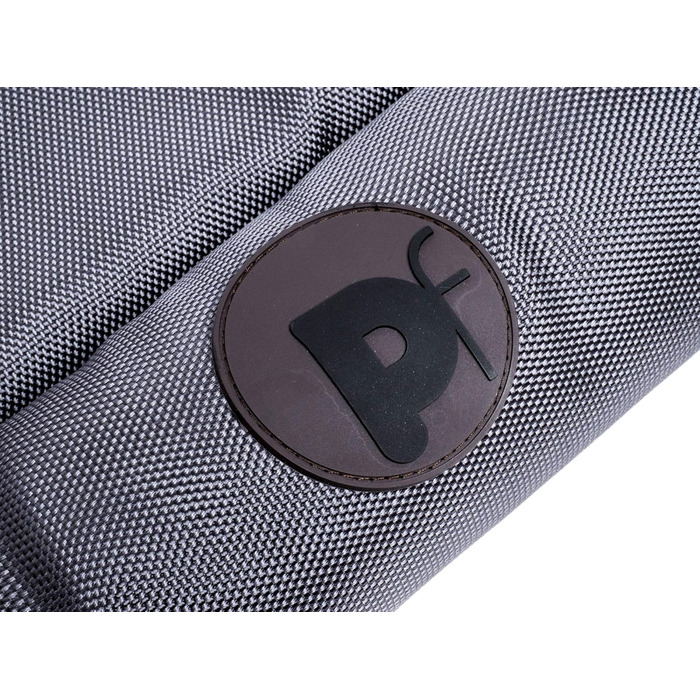 Матрац для собак Petface з memory foam, водовідштовхувальний, сірий, розмір 70 x 43 x 8 см