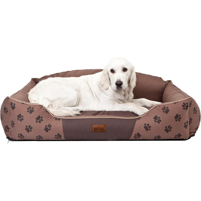 Диван для собак HobbyDog King, 84 x 65 см, світло-коричневий