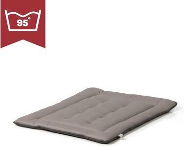 Килимок для собак Wallace & Jones Wendedecke: легко миється, до 95°C, з підкладкою, для дому та вулиці, XL, 90 x 70 см, сірий