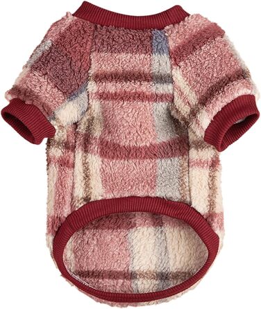 Теплий зимовий пуловер для собак Jecikelon з візерунком, розмір L, для маленьких собак, м'який, комфортний, одяг для собак та котів