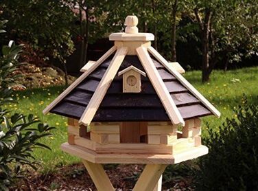 Дерев'яний будиночок для птахів Vogelhaus Typ 21, коричневий, без стійки