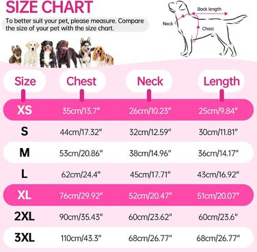Теплий зимовий одяг для собак: куртка, жилет, плащ з інтегрованим шлейкою, водонепроникний фліс, відбиваючий дизайн, для холодних погодних умов, рожевий, розмір M