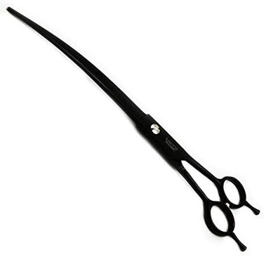 Професійна шерсть для собак Purple Dragon 9.1 дюйма з двома хвостами, для лівш та правш (чорний)