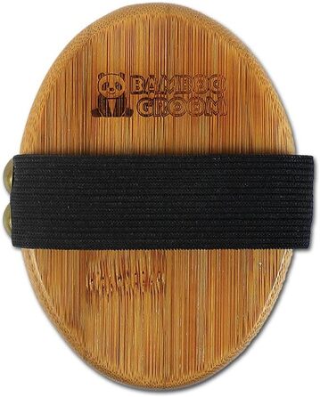 Щітка для грумінгу тварин BAMBOO GROOM Palm Brush: для собак та котів, з щетиною дикого кабана, для короткого та довгого волосся