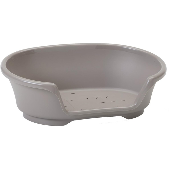 Ліжко Nobby Cosy-Air сірого кольору з пластику, 45 см