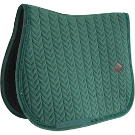 Kentucky Horsewear Schabracke Velvet Pearls - підкова для коня, розмір SR, колір Pine Green