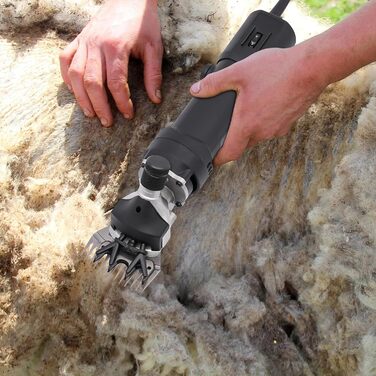 Електрична машинка для стрижки собак з регулюванням швидкості та металевим гребінцем, 6 швидкостей. Ідеальна для густого та кучерявого хутра.