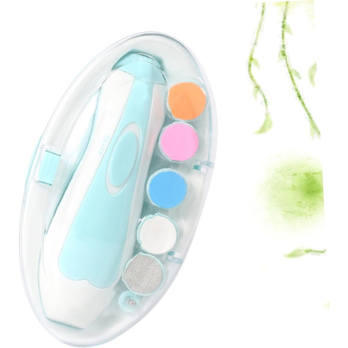 Електричний триммер для нігтів Milisten для котів та собак з LED-підсвіткою, тихий мотор, безпечна догляд, блакитний колір