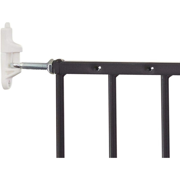 BabyDan Tor для захисту від дітей та домашніх тварин, розсувне, чорний, ширина 62,5-106,8 см