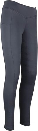 Легінси для верхової їзди Lazura Ariella | Еластичні штани для верхової їзди з кишенею для телефону | Середня посадка, повний облягання, силіконовий grip та класичний крій | Екіпірування для верхової їзди, 32, Графіт