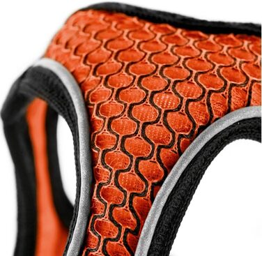 Шлея для маленьких собак HUNTER HILO COMFORT, сітчаста, з відбивачами, антрацит, S-M